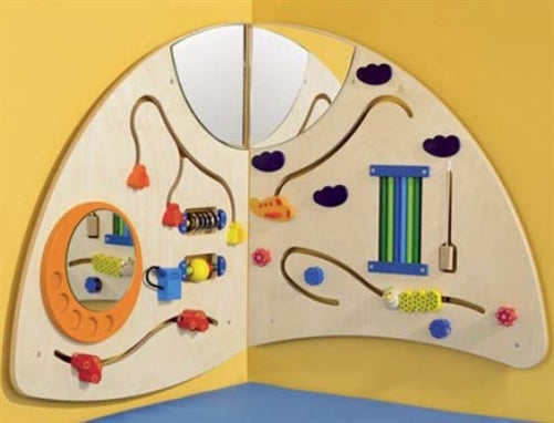 Touch & Feel Pouches Sensory Wall Activity Panel by HABA